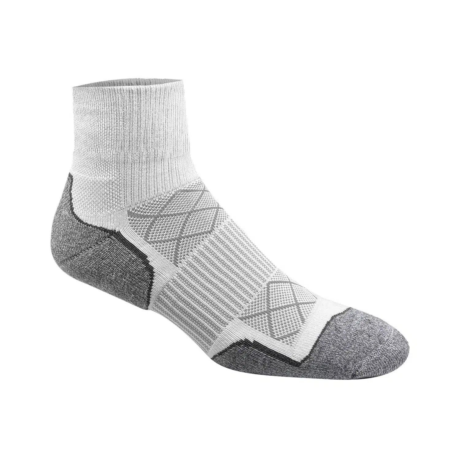 Jox Sox Men's Ultra Tech Quarter White MTQ204