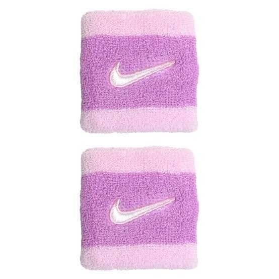 Nike Swoosh Wristbands 2pk LT Magenta/Pink Foam/White