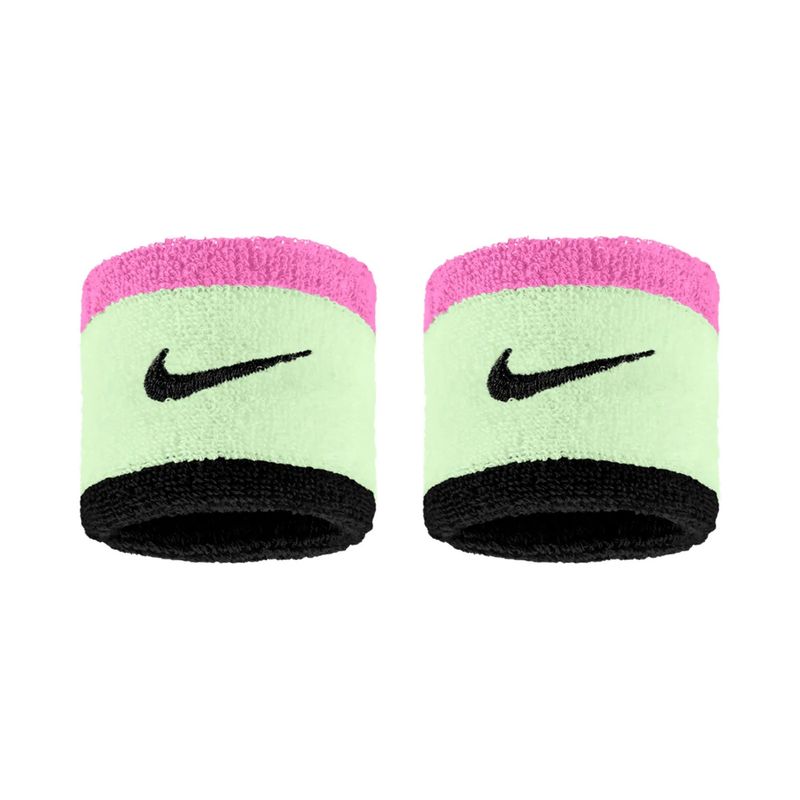 Nike Swoosh Wristbands 2pk Barely Volt/Playful Pink/Black