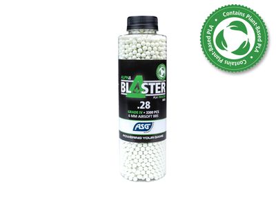 Alpha Blaster BIO Green Tracer BBs, 3300 pcs, bottle
