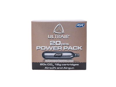 ULTRAIR 12 gr. Co2 cartridge, 20 pcs
