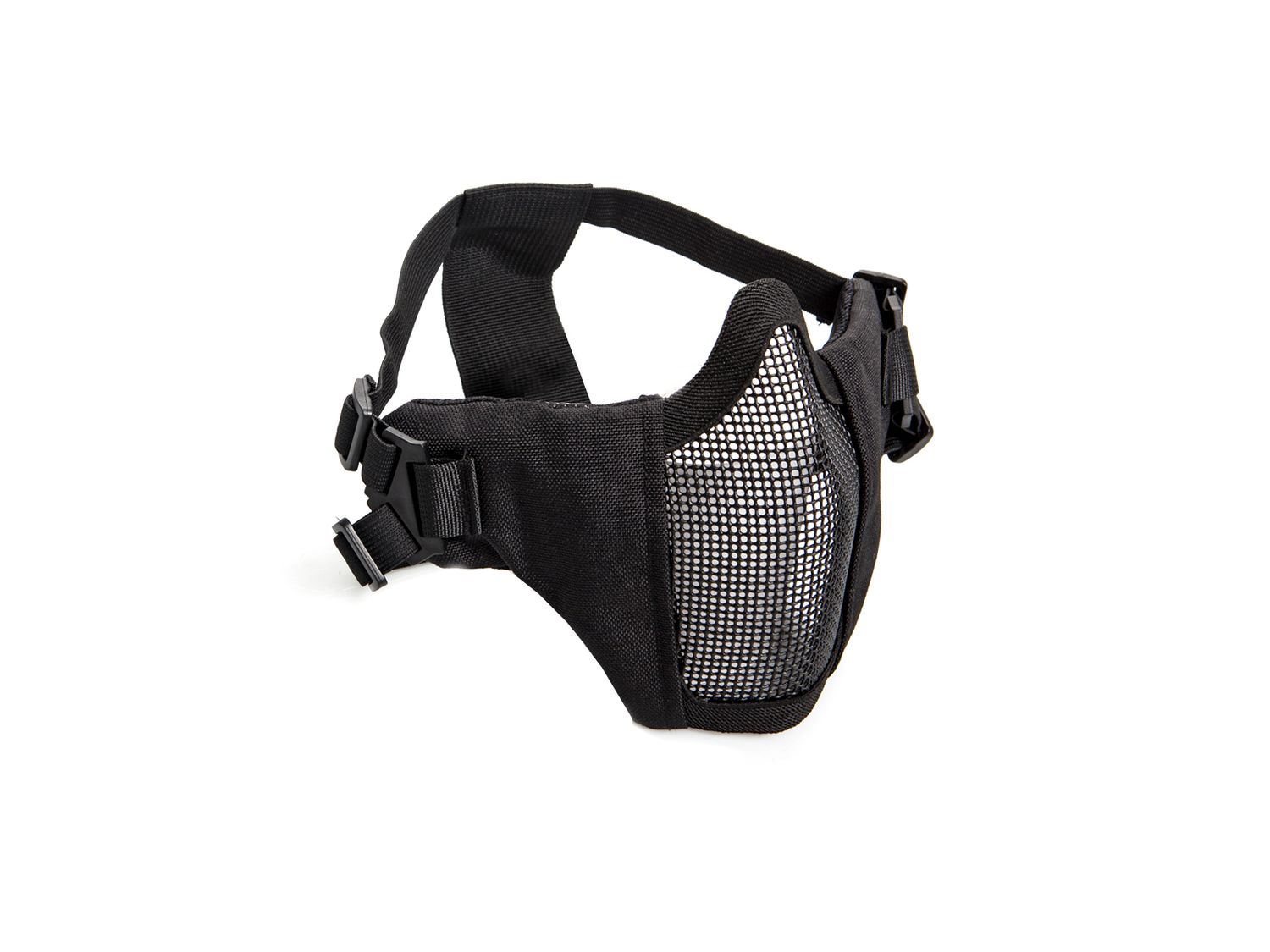 Strike Systems Metal mesh mask with cheek pads, Black