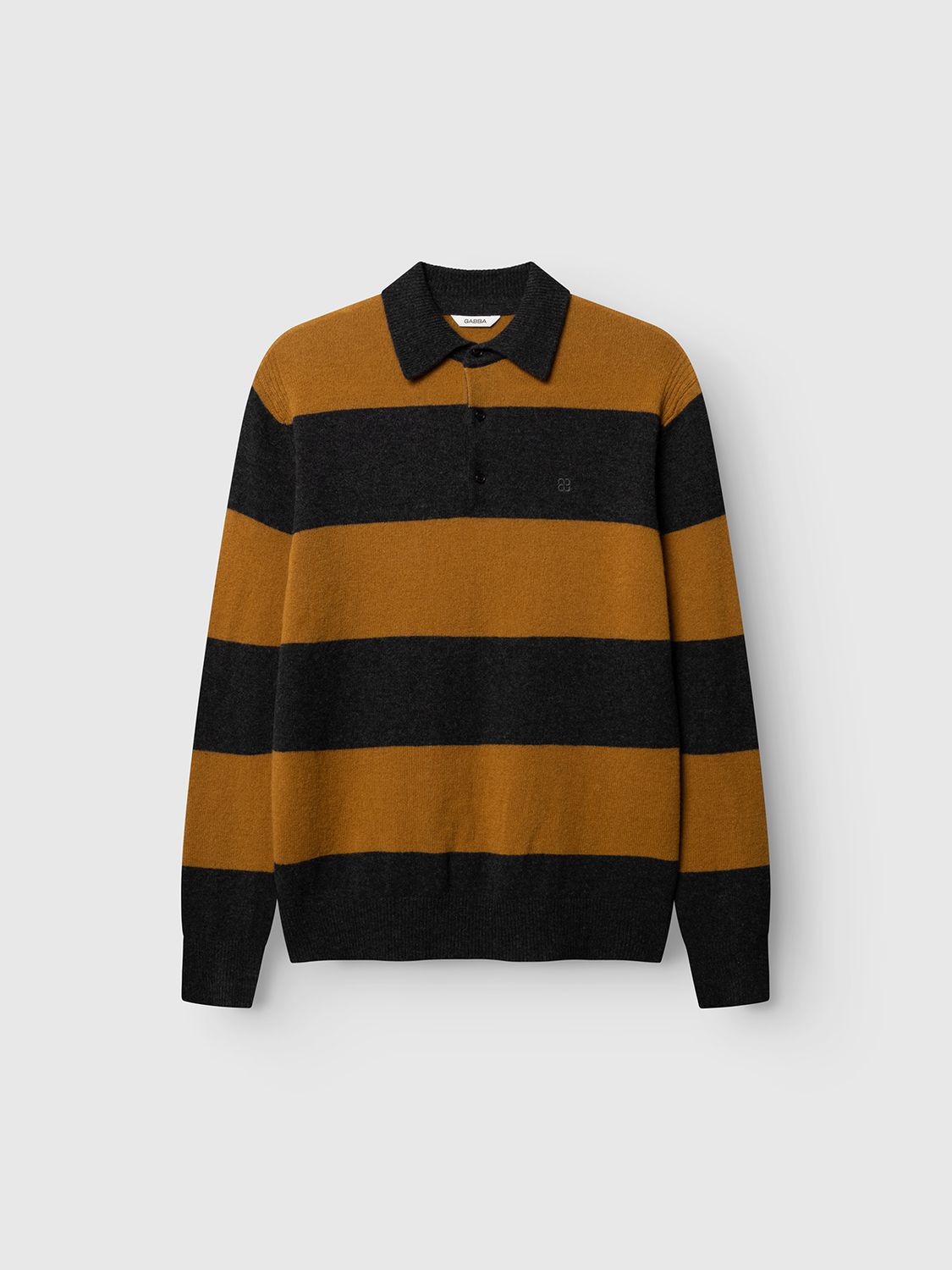 GABworren Polo Stripes Aico LS Knit