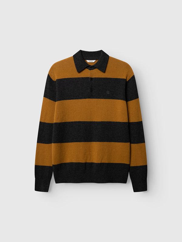 GABworren Polo Stripes Aico LS Knit