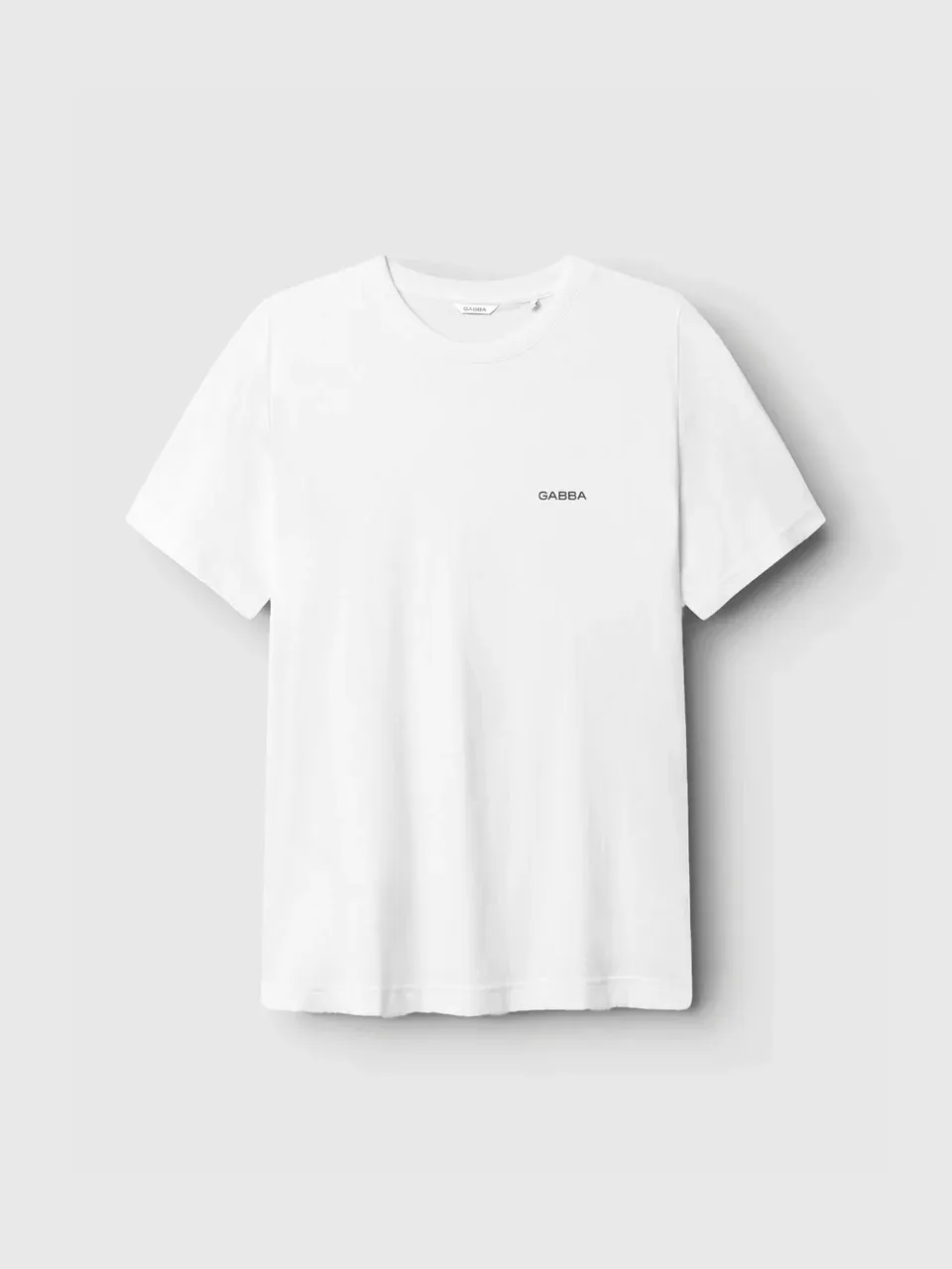 GABdune Logo GOTS SS Tshirt WHITE