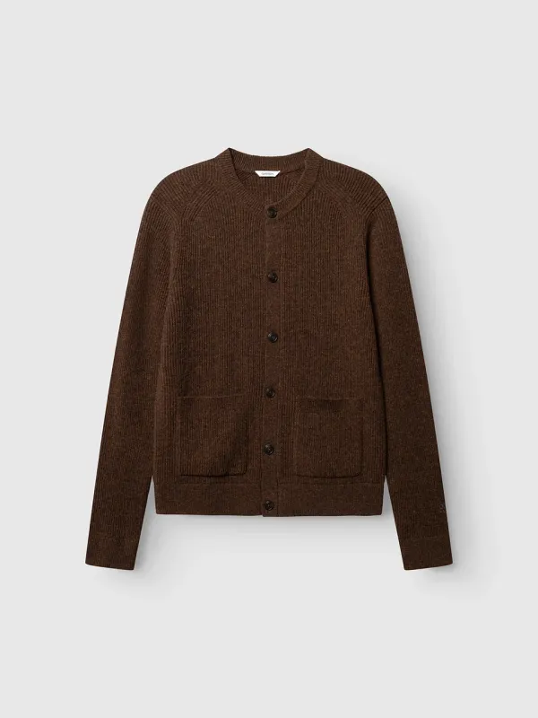 GABremy Cardi Flash LS Knit Brown