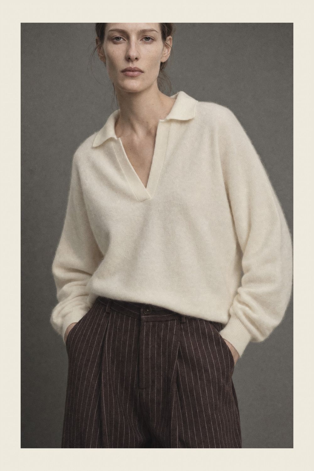 KNITWEAR 10708 WHITE