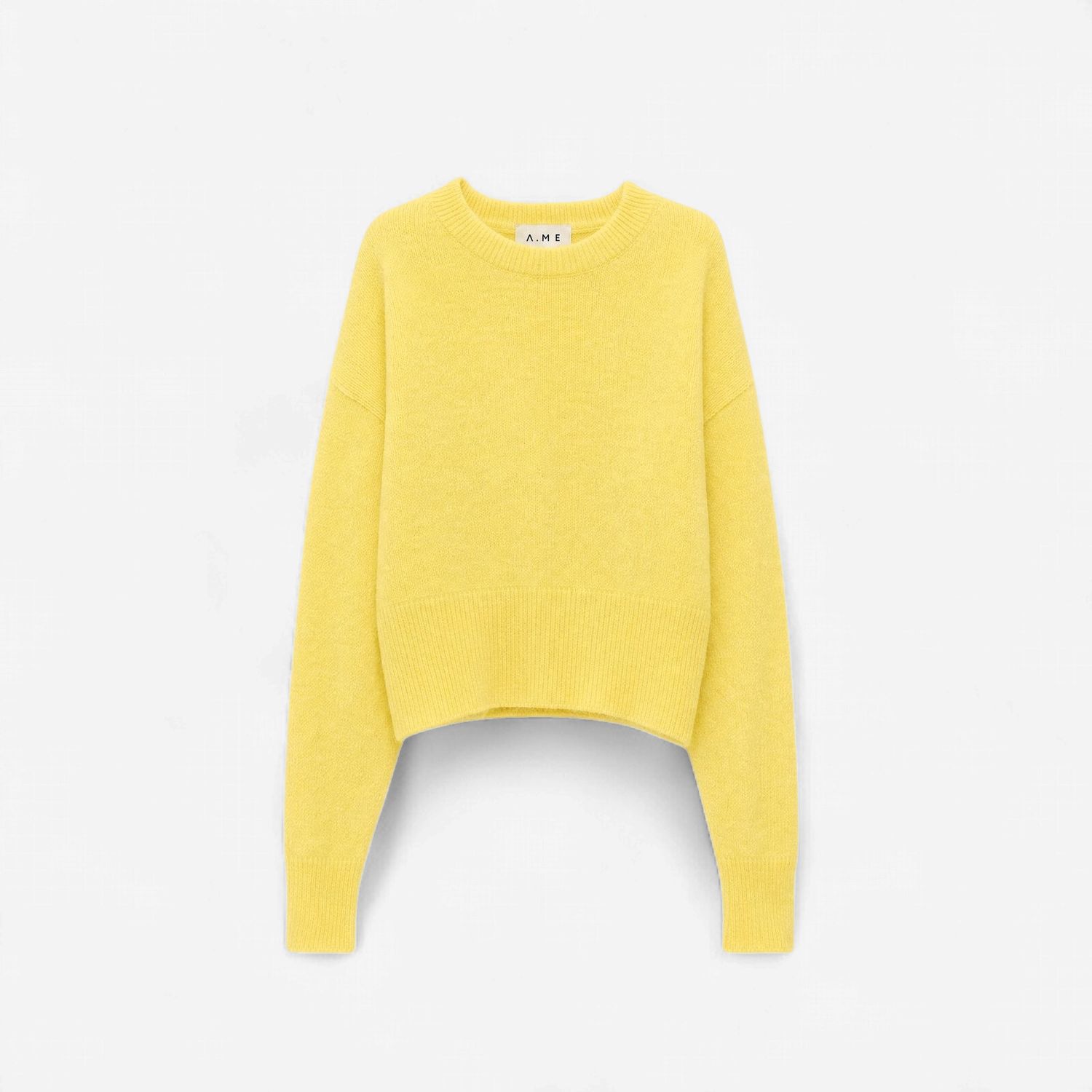 KNITWEAR ZD0084 YELLOW