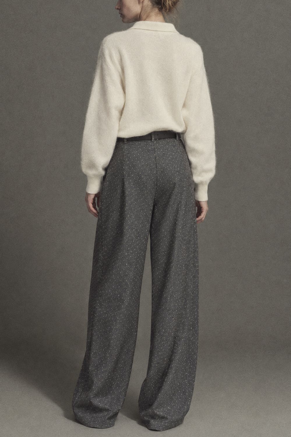 TROUSERS Y0357 GRAY