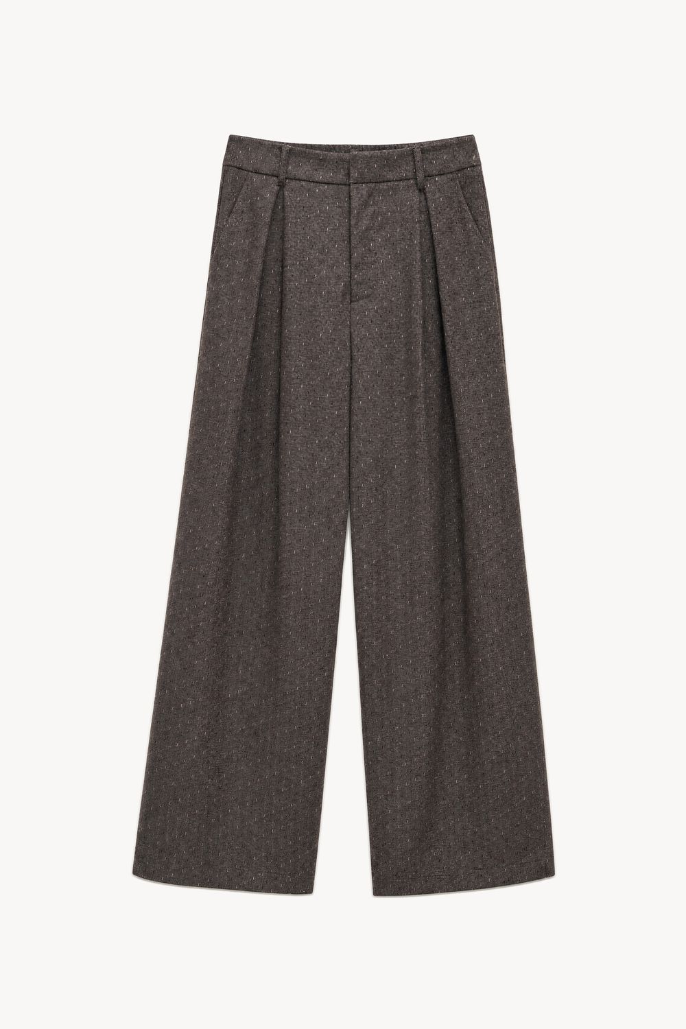 TROUSERS Y0357 BROWN