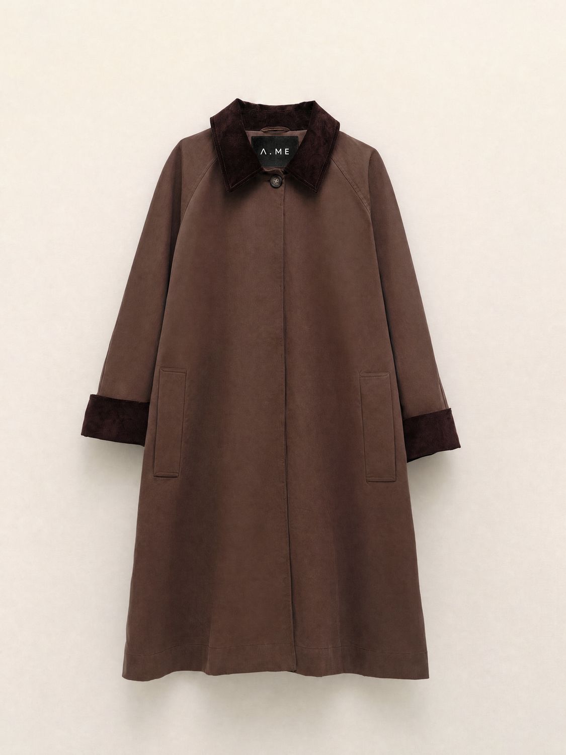 COAT 260028 BROWN