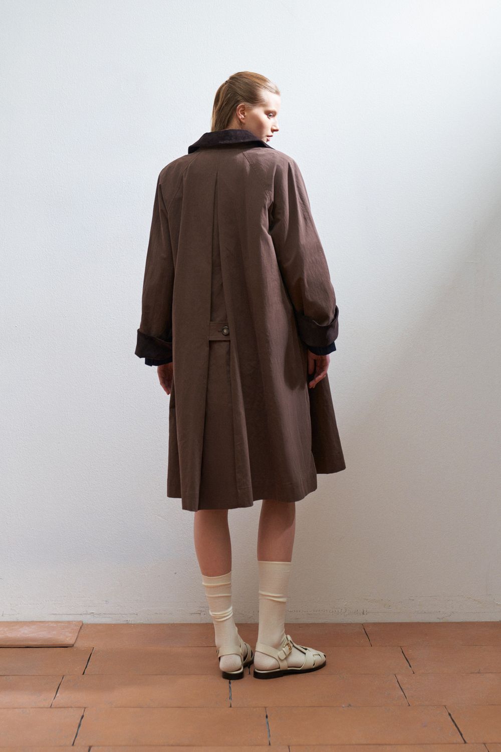 COAT 260028 BROWN