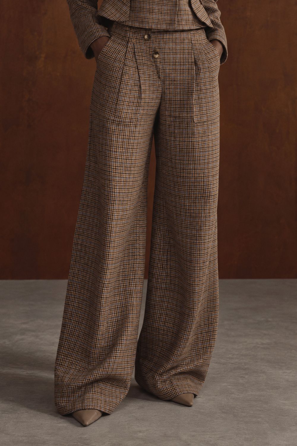 TROUSERS GINEVRA BROWN