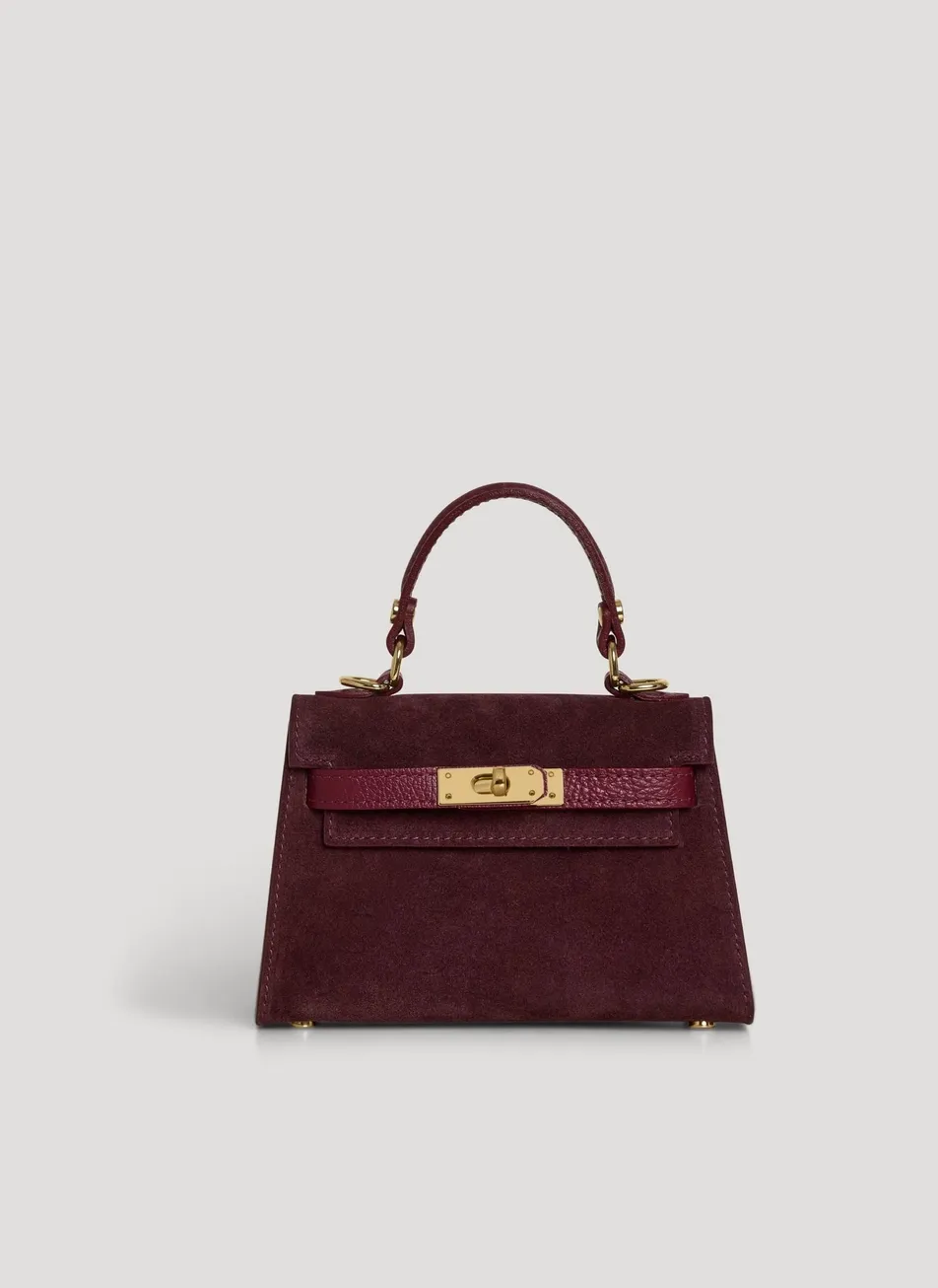 BAG CAMOSCIO BURGUNDY