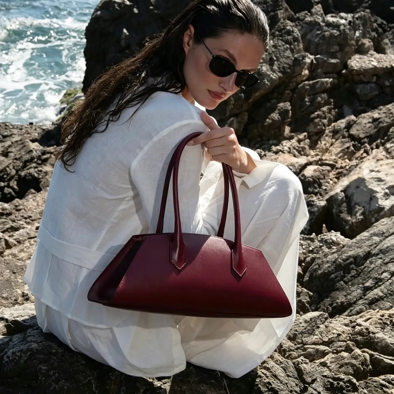 BAG VITELLO BURGUNDY