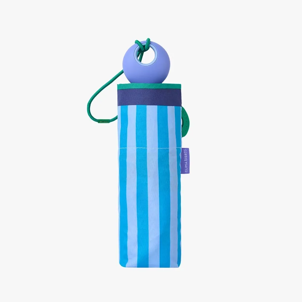 JOY UMBRELLA STRIPE LIGHT BLU| UPF50+
