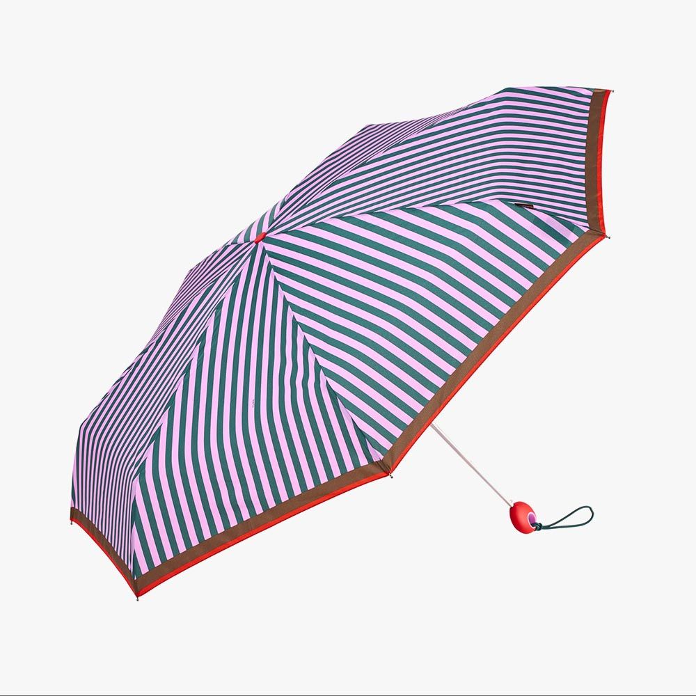 JOY UMBRELLA STRIPE PINK| UPF50+