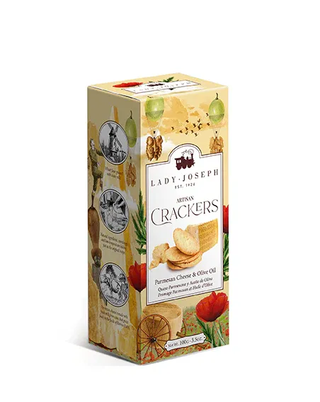 ​ Lady Joseph Artisan Crackers Parmesan Cheese & Olive Oil