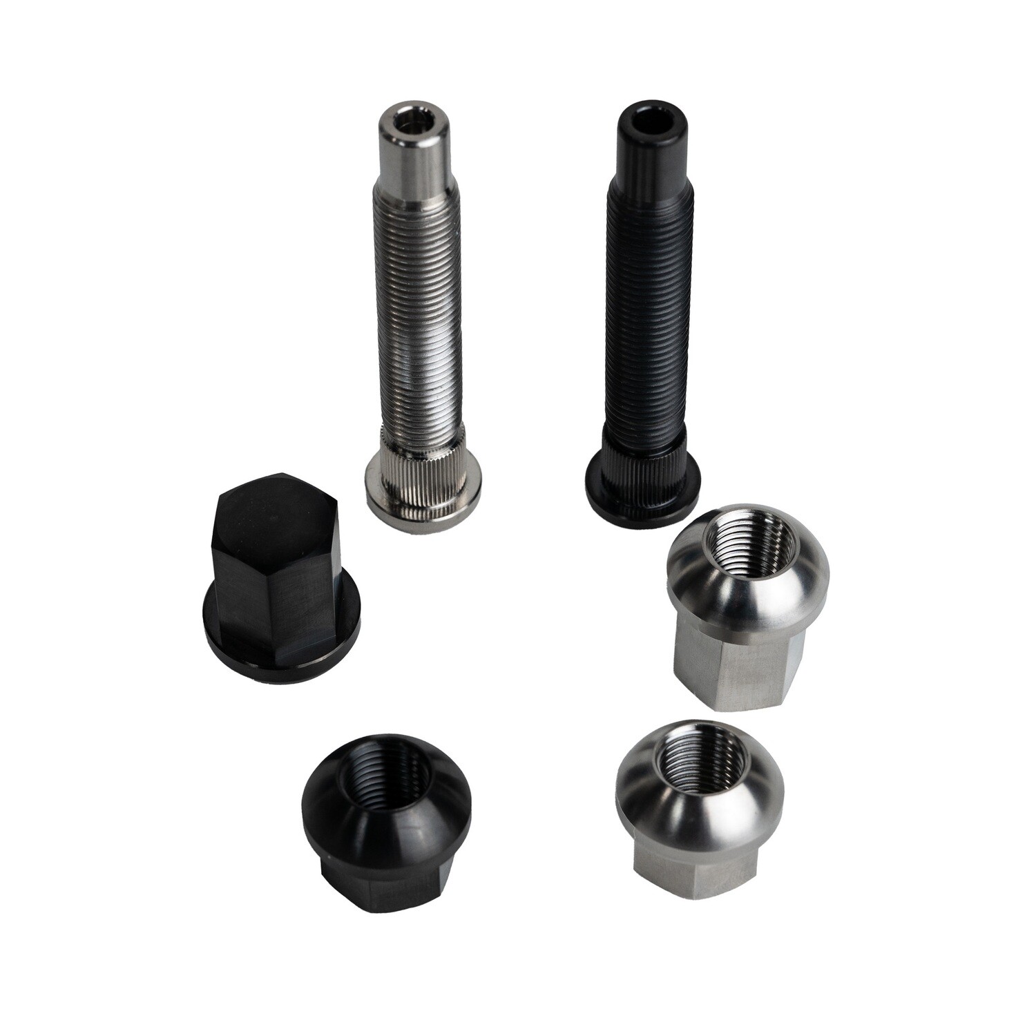 Titanium Stud & Nut (PVD coated black)