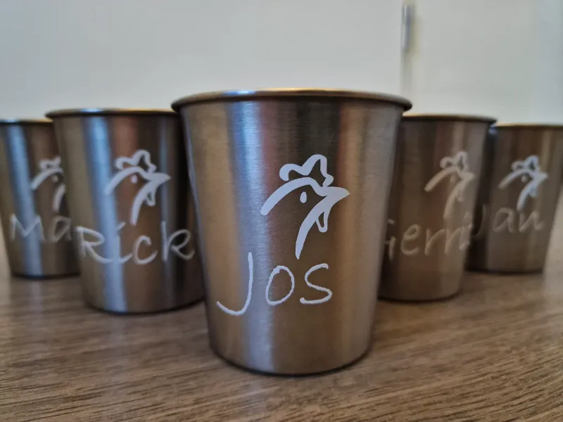 RVS bekers