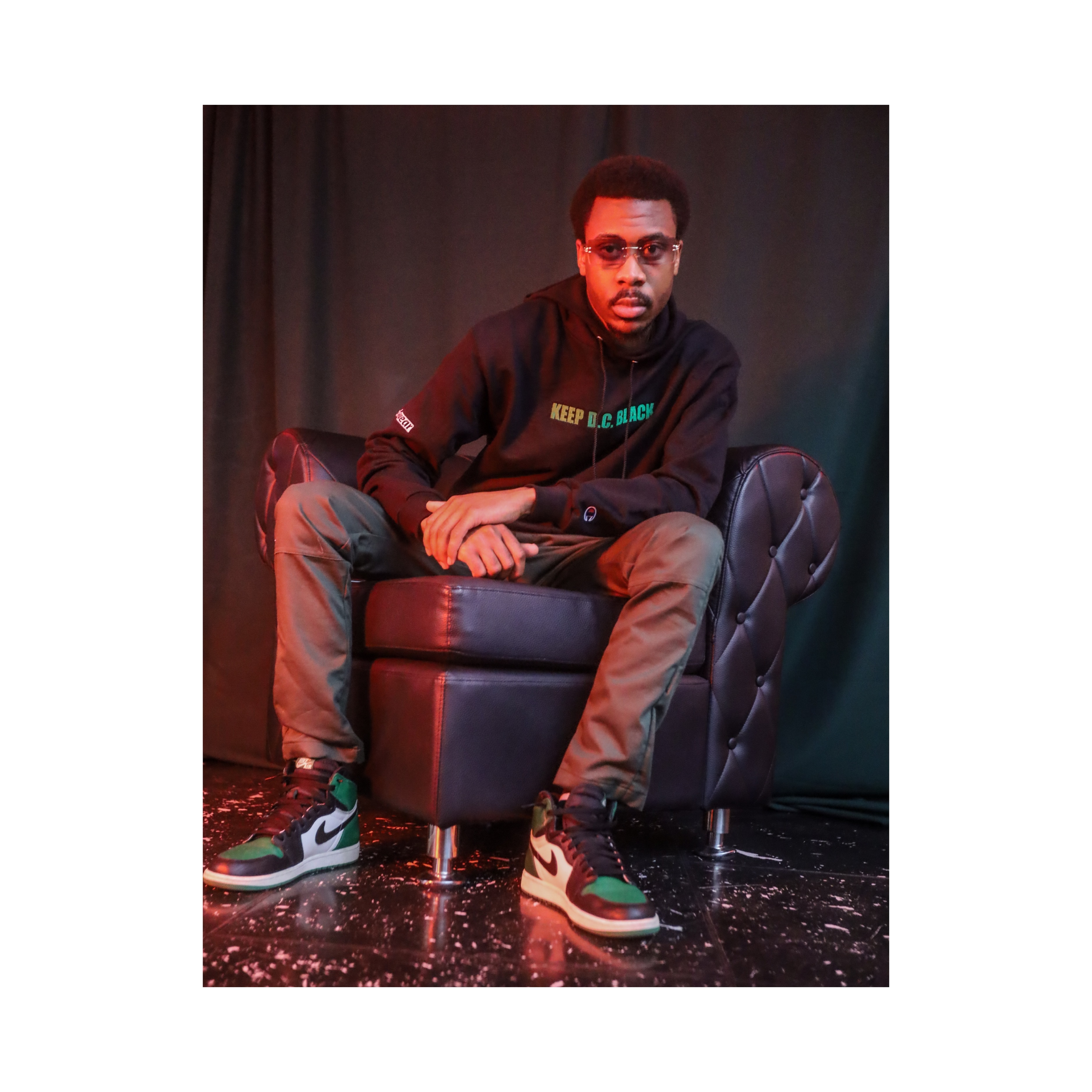 Keep D.C. Black - Black Dollar Hoodie