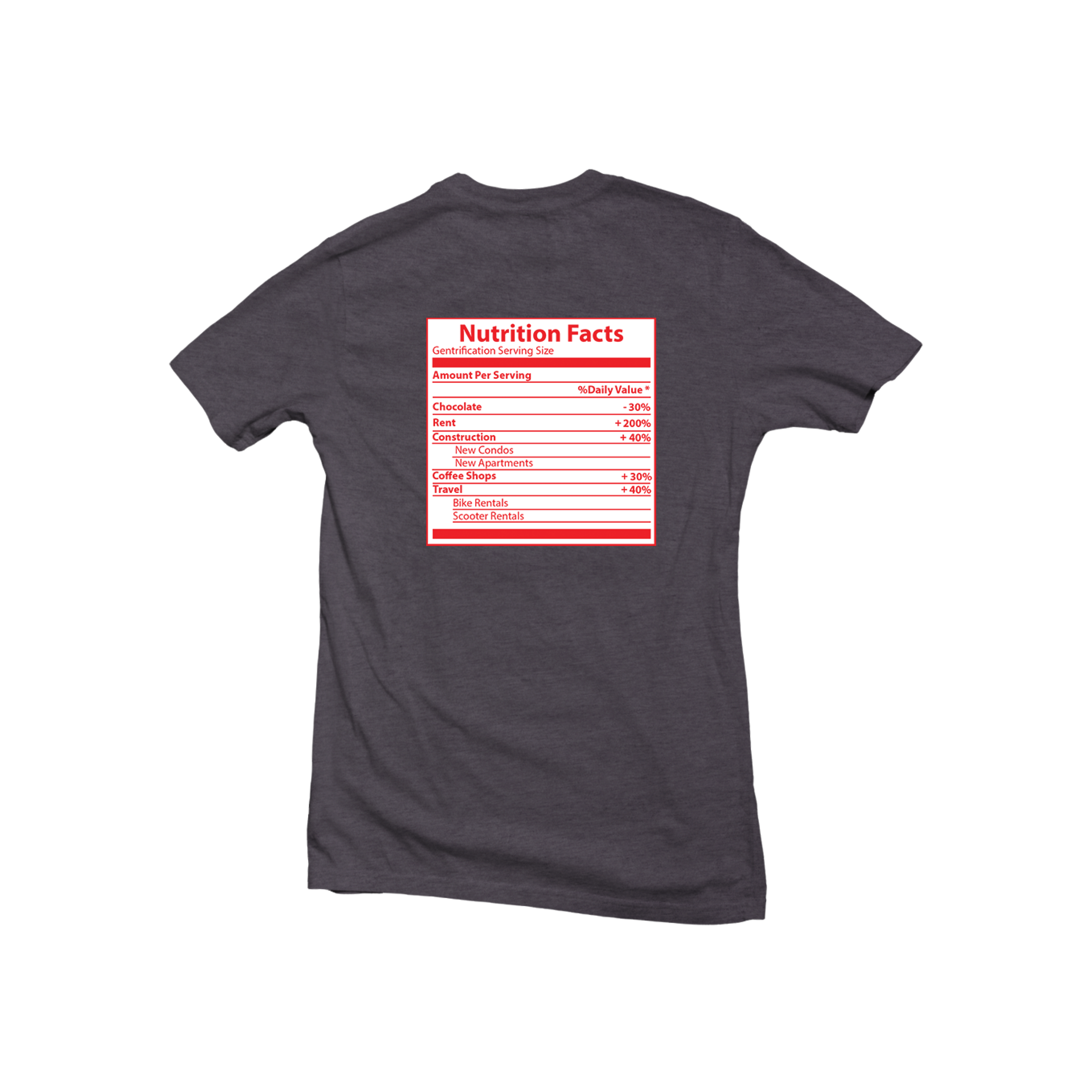 (202) Chocolate City Charcoal Grey T-Shirt