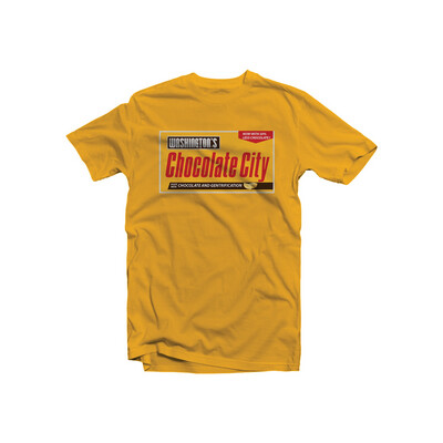 (202) Chocolate City Gold T-Shirt