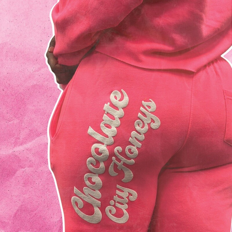 Chocolate City Honeys Cropped Sweatsuit