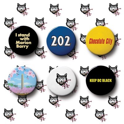 Pack World Button Pack (6pc)