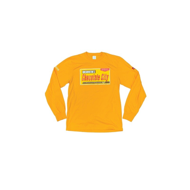 (202) Chocolate City Gold Longsleeve T-Shirt