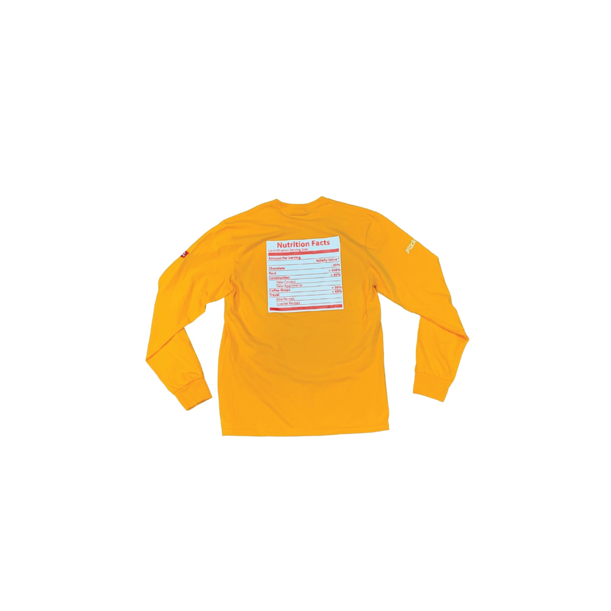 (202) Chocolate City Gold Longsleeve T-Shirt