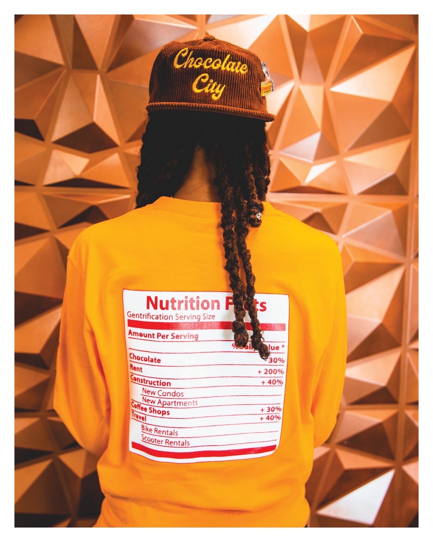 (202) CHOCOLATE CITY Corduroy Hat (w/ diecast pins)