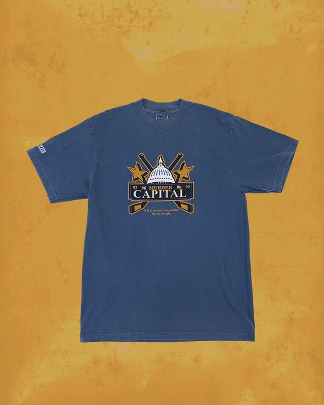 (202) Be Safe T-Shirt in Vintage Blue
