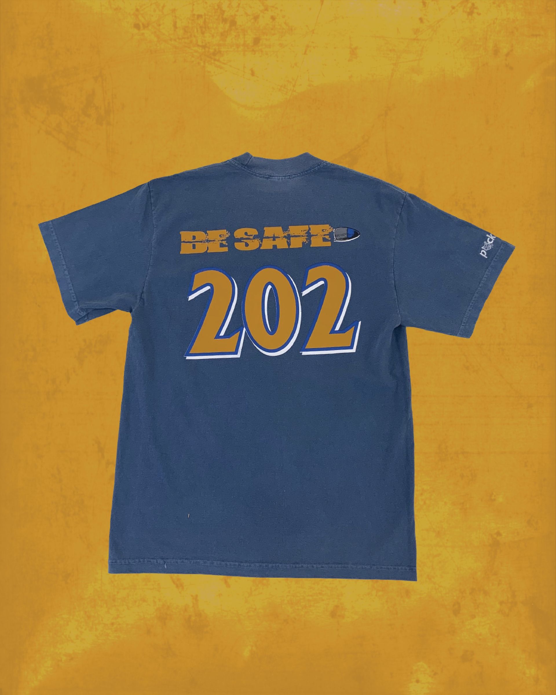 (202) Be Safe T-Shirt in Vintage Blue