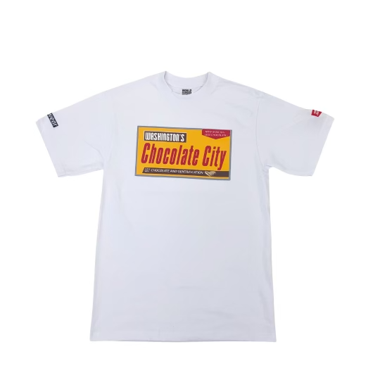 (202) Chocolate City T-Shirt, in White