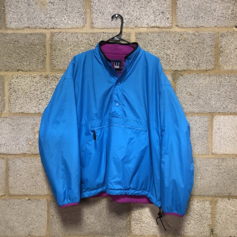 Reversible! Vintage GAP Half-Zip Pullover