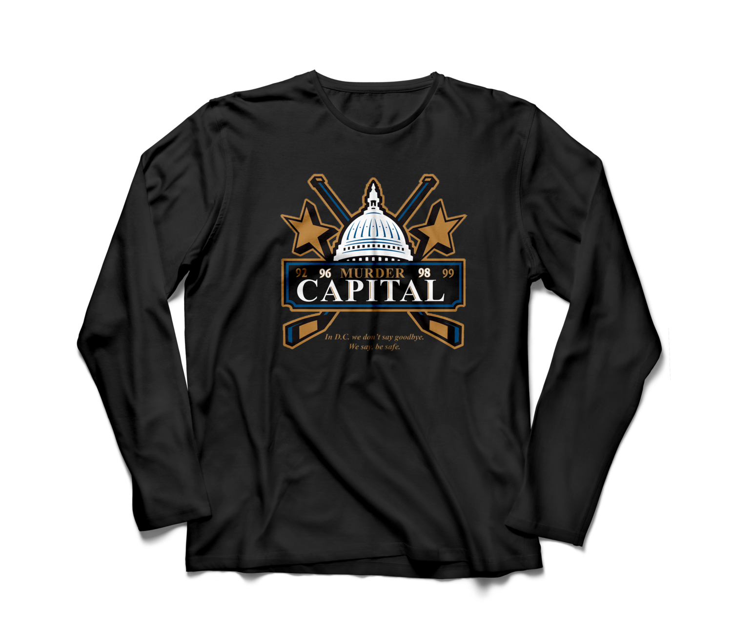 (202) Murder Capital Long Sleeve T-Shirt, Size: S