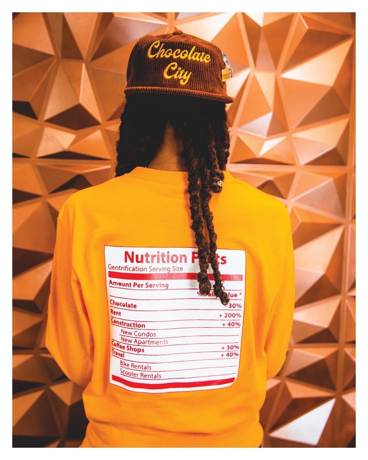 (202) CHOCOLATE CITY Corduroy Hat