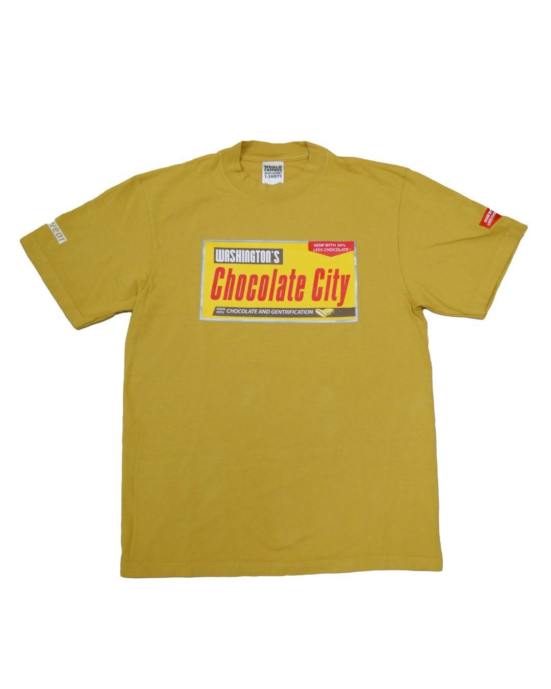 Chocolate City T-Shirt, in Mustard Chocolate City T-Shirt, in Mustard, Size: S