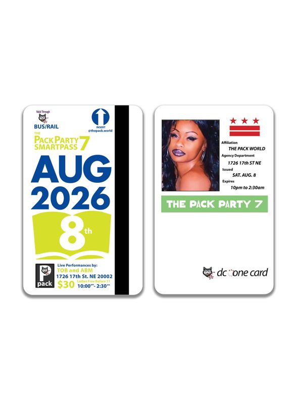The Pack Party 7 Pre-Sale Ticket (Admit: 1)