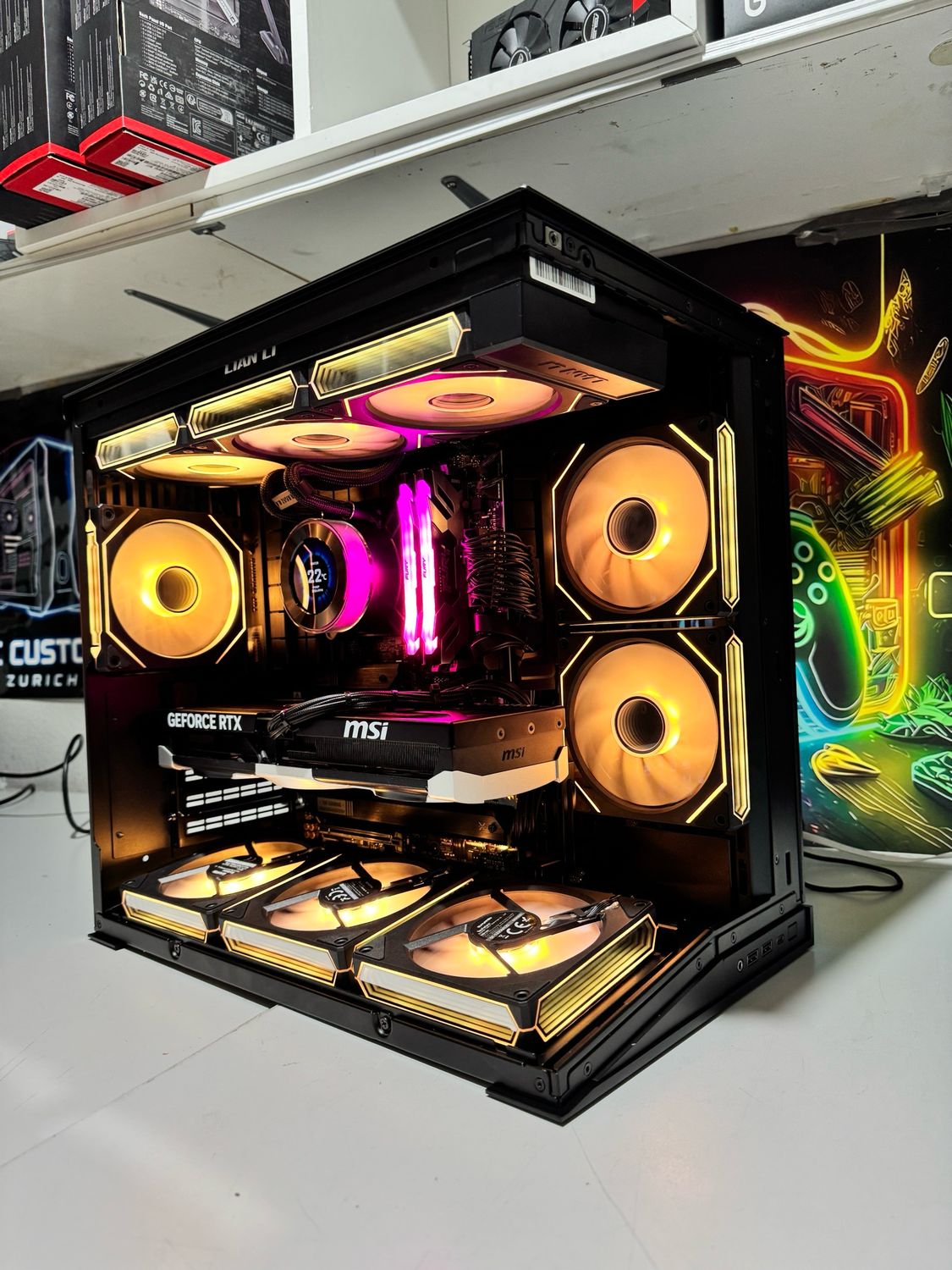 Gaming PC Rtx MSI Ventus X3 5080 16 GB OC intel I9 14900KF DDr5 32 GB 6400 MHz + 2 TB Ssd Pcie4