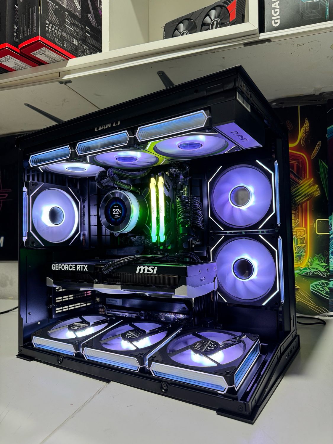 Gaming PC Rtx MSI Ventus X3 5080 16 GB OC intel I9 14900KF DDr5 32 GB 6400 MHz + 2 TB Ssd Pcie4