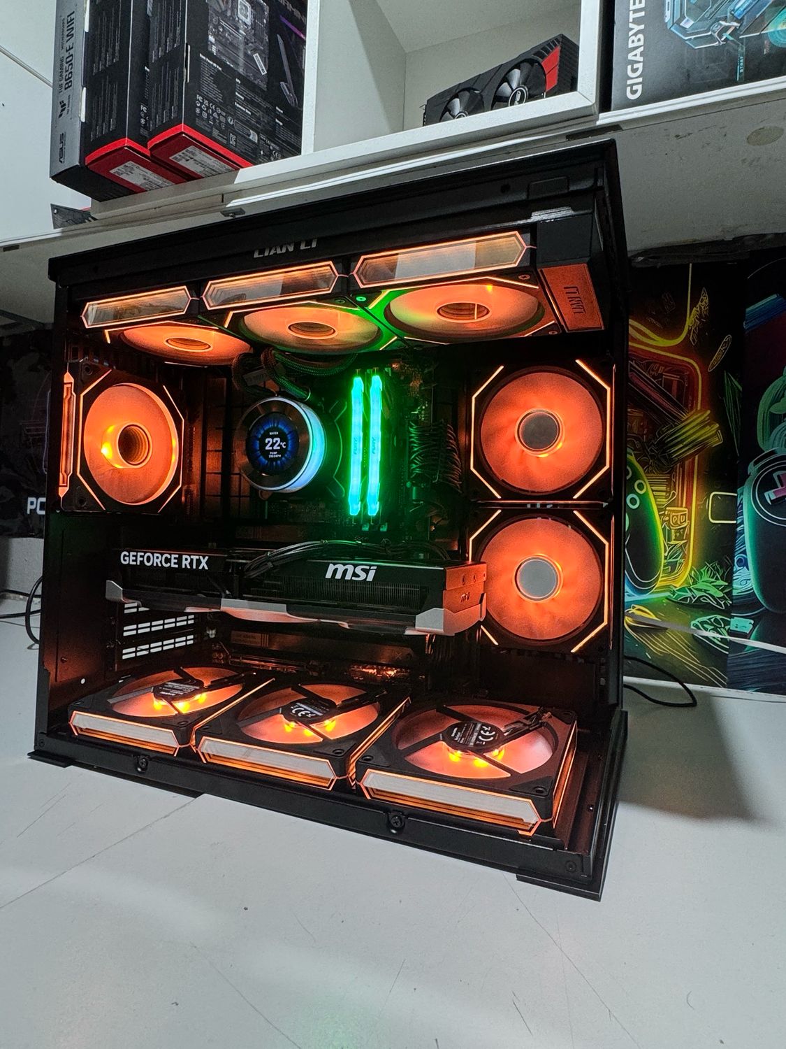 Gaming PC Rtx MSI Ventus X3 5080 16 GB OC intel I9 14900KF DDr5 32 GB 6400 MHz + 2 TB Ssd Pcie4