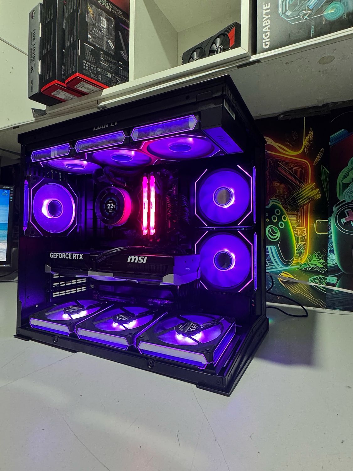 Gaming PC Rtx MSI Ventus X3 5080 16 GB OC intel I9 14900KF DDr5 32 GB 6400 MHz + 2 TB Ssd Pcie4