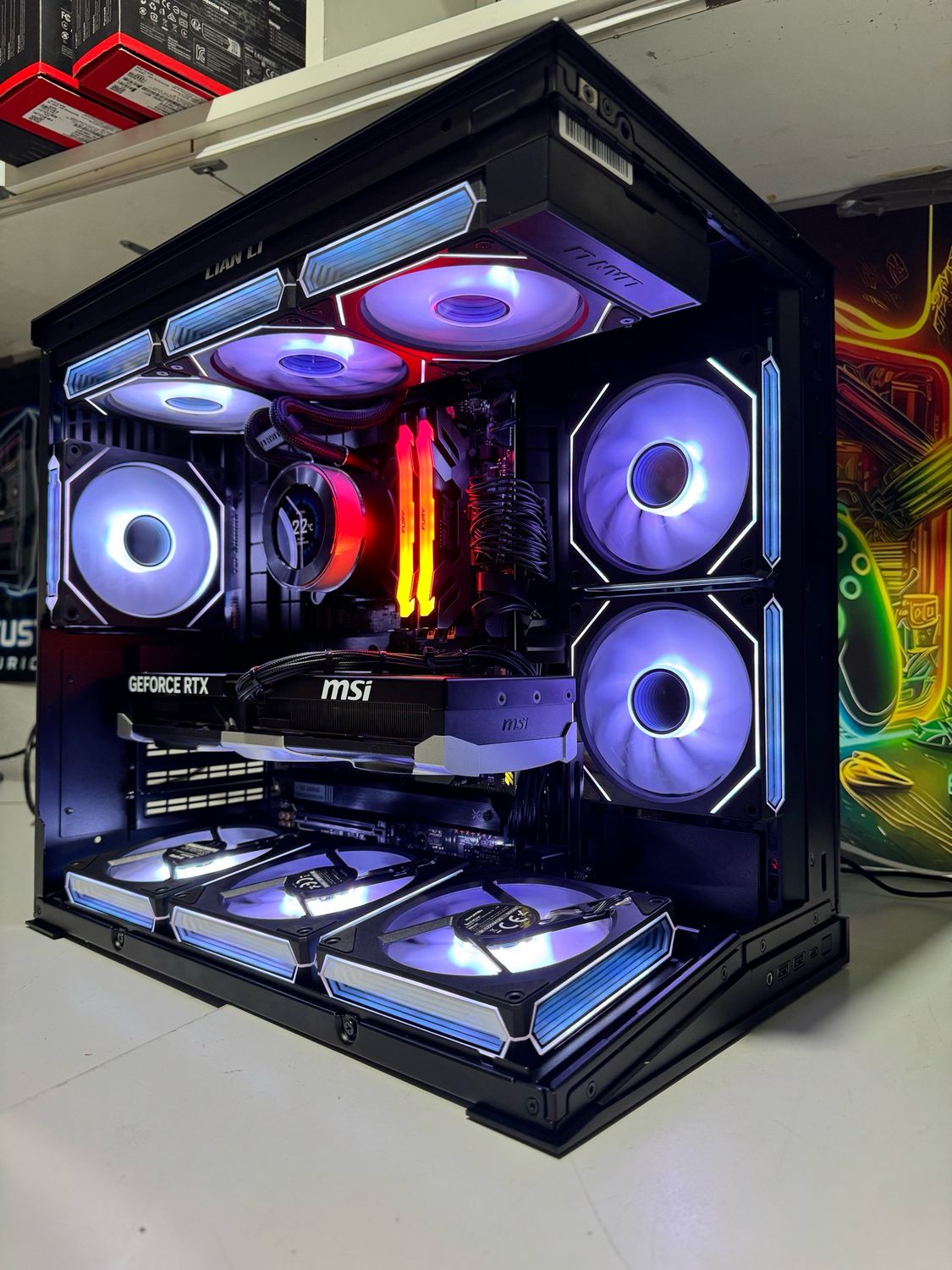 Gaming PC Rtx MSI Ventus X3 5080 16 GB OC intel I9 14900KF DDr5 32 GB 6400 MHz + 2 TB Ssd Pcie4