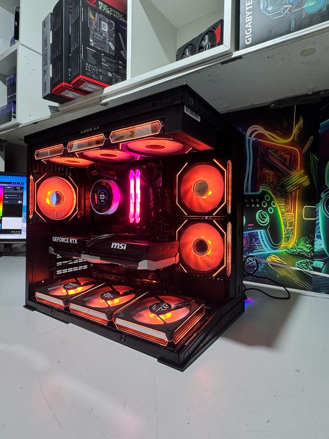 Gaming PC Rtx MSI Ventus X3 5080 16 GB OC intel I9 14900KF DDr5 32 GB 6400 MHz + 2 TB Ssd Pcie4