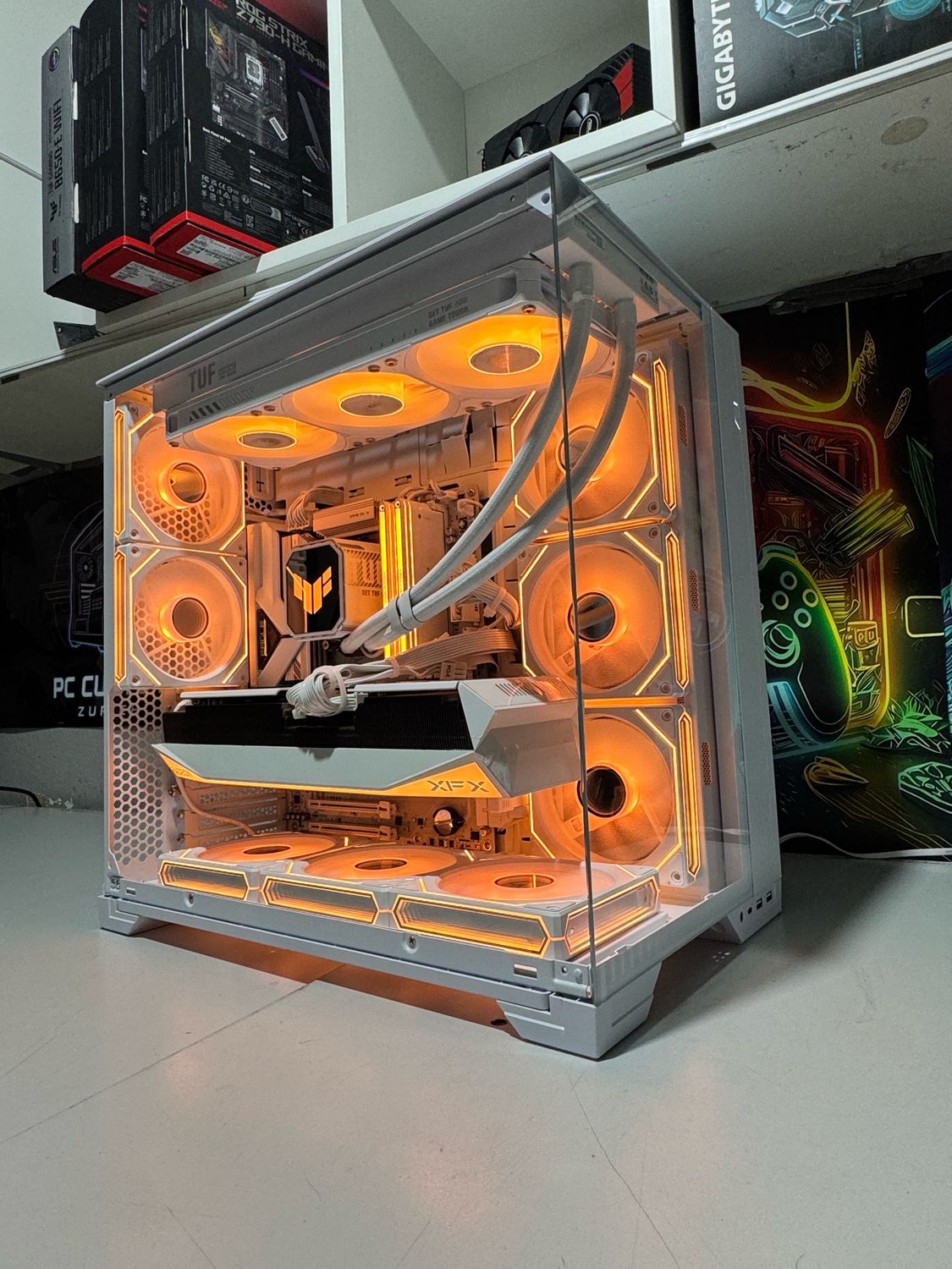 Gaming PC Stelaris AMD Setup RX9070XT 16 GB  Oc +7800X3D 32 Gb Ram +1 Tb Ssd