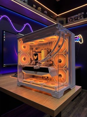 Gaming PC Stelaris AMD Setup RX9070XT 16 GB  Oc +7800X3D 32 Gb Ram +1 Tb Ssd