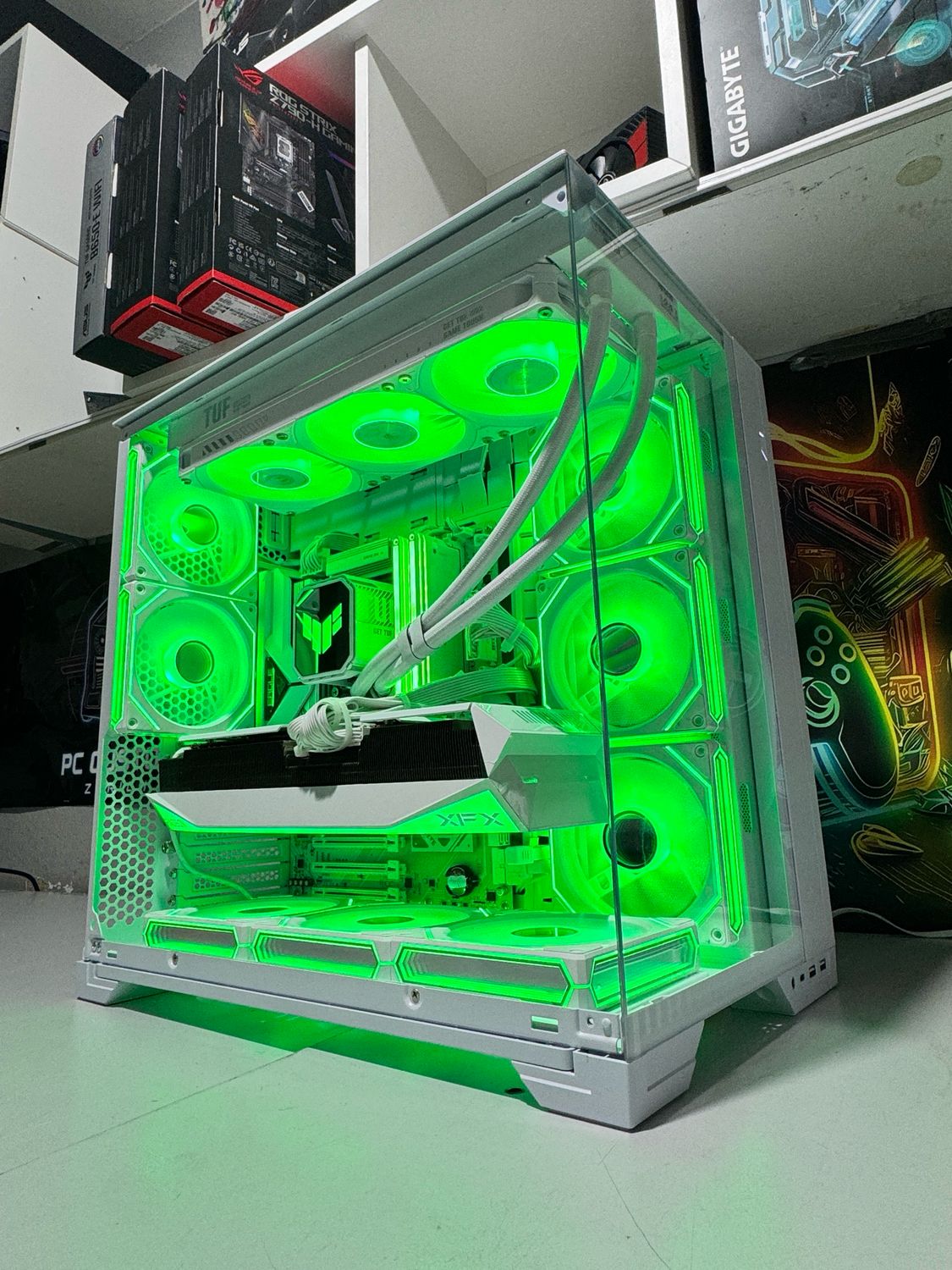 Gaming PC Stelaris AMD Setup RX9070XT 16 GB  Oc +7800X3D 32 Gb Ram +1 Tb Ssd