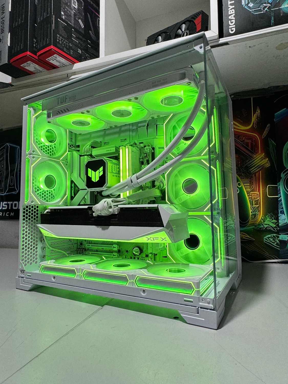 Gaming PC Stelaris AMD Setup RX9070XT 16 GB  Oc +7800X3D 32 Gb Ram +1 Tb Ssd
